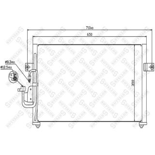 Kondensatorius, oro kondicionierius STELLOX 10-45100-SX