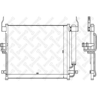 Kondensatorius, oro kondicionierius STELLOX 10-45101-SX