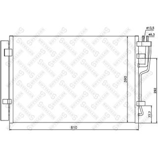 Kondensatorius, oro kondicionierius STELLOX 10-45102-SX