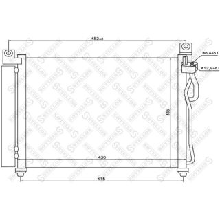 Kondensatorius, oro kondicionierius STELLOX 10-45114-SX