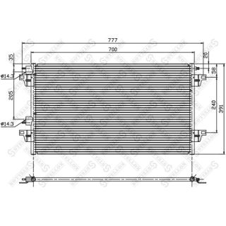 Kondensatorius, oro kondicionierius STELLOX 10-45148-SX
