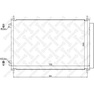 Kondensatorius, oro kondicionierius STELLOX 10-45171-SX