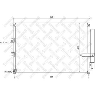 Kondensatorius, oro kondicionierius STELLOX 10-45172-SX