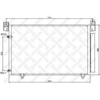 Kondensatorius, oro kondicionierius STELLOX 10-45192-SX