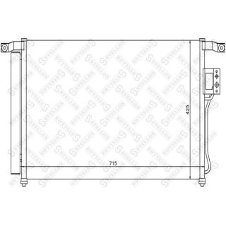 Kondensatorius, oro kondicionierius STELLOX 10-45203-SX