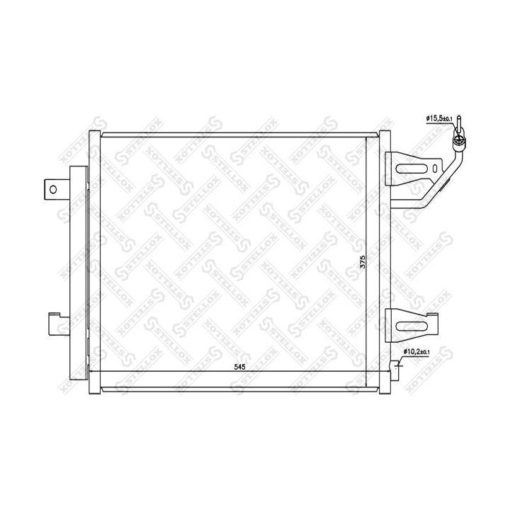 Kondensatorius, oro kondicionierius STELLOX 10-45223-SX