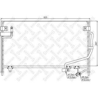 Kondensatorius, oro kondicionierius STELLOX 10-45329-SX