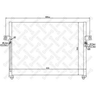 Kondensatorius, oro kondicionierius STELLOX 10-45437-SX