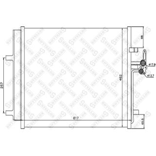 Kondensatorius, oro kondicionierius STELLOX 10-45562-SX