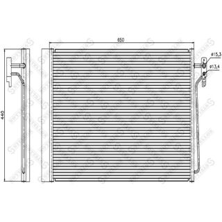 Kondensatorius, oro kondicionierius STELLOX 10-45566-SX