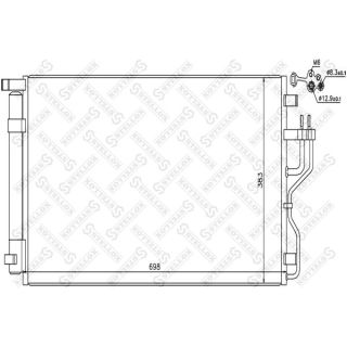 Kondensatorius, oro kondicionierius STELLOX 10-45695-SX