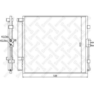 Kondensatorius, oro kondicionierius STELLOX 10-45709-SX