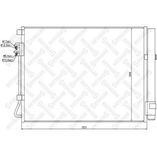 Kondensatorius, oro kondicionierius STELLOX 10-45714-SX