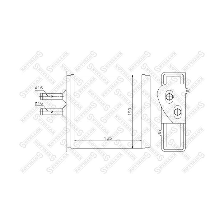 šilumokaitis, salono šildymas STELLOX 10-35007-SX