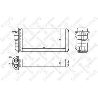 šilumokaitis, salono šildymas STELLOX 10-35008-SX