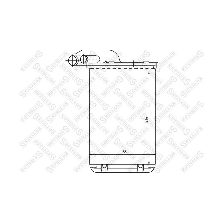šilumokaitis, salono šildymas STELLOX 10-35014-SX