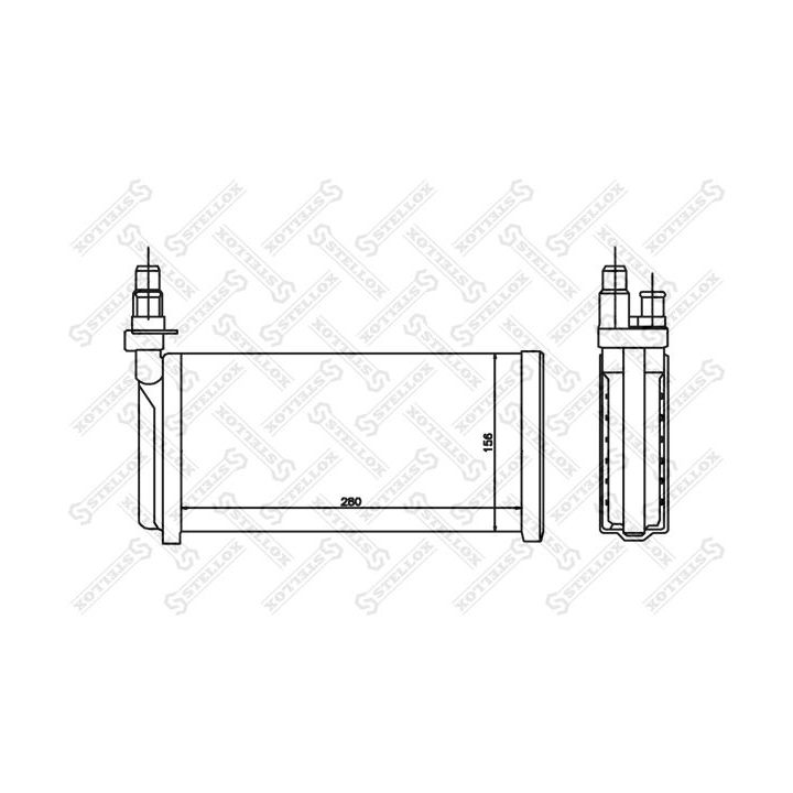 šilumokaitis, salono šildymas STELLOX 10-35052-SX