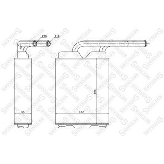 šilumokaitis, salono šildymas STELLOX 10-35060-SX