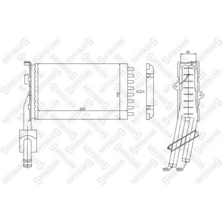 šilumokaitis, salono šildymas STELLOX 10-35061-SX