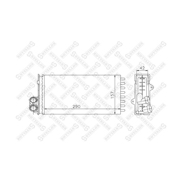šilumokaitis, salono šildymas STELLOX 10-35062-SX