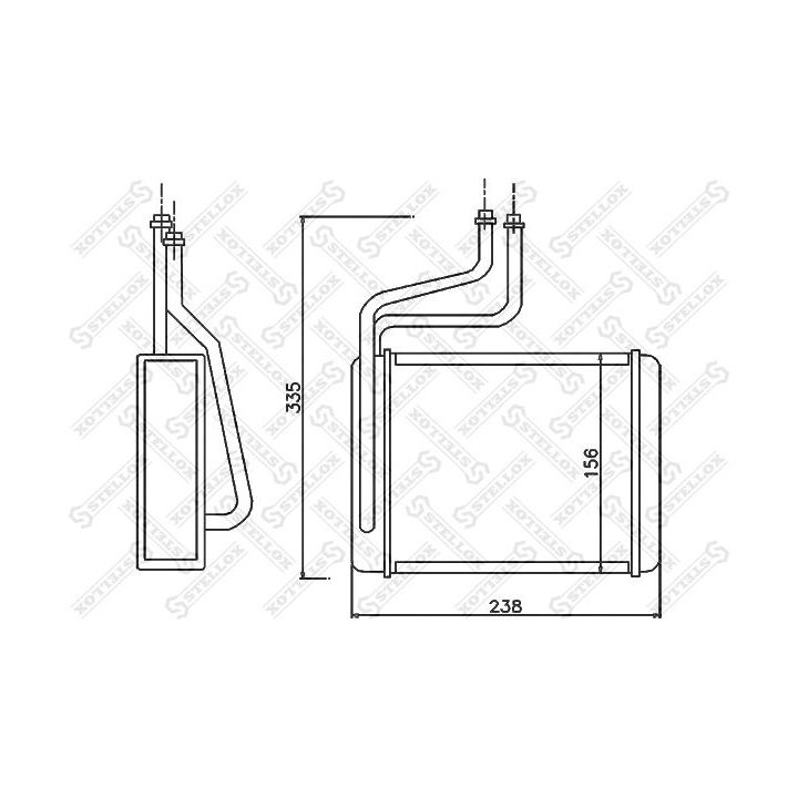 šilumokaitis, salono šildymas STELLOX 10-35070-SX