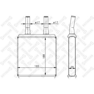 šilumokaitis, salono šildymas STELLOX 10-35072-SX