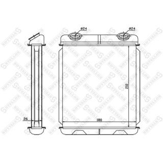 šilumokaitis, salono šildymas STELLOX 10-35085-SX