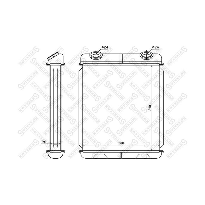 šilumokaitis, salono šildymas STELLOX 10-35085-SX