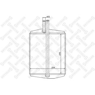 šilumokaitis, salono šildymas STELLOX 10-35088-SX
