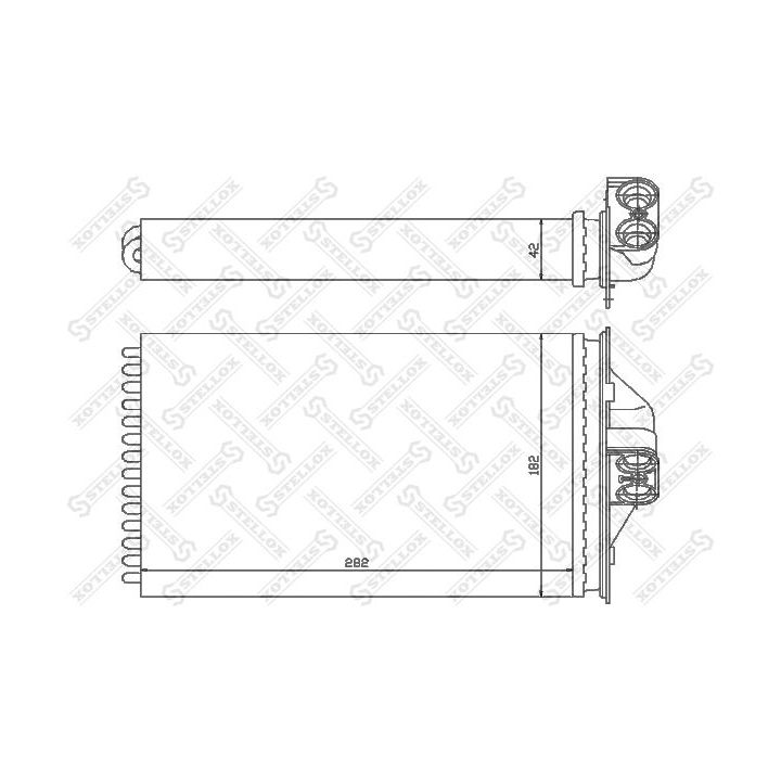 šilumokaitis, salono šildymas STELLOX 10-35089-SX