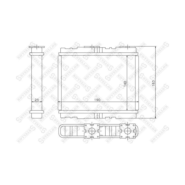 šilumokaitis, salono šildymas STELLOX 10-35094-SX