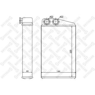šilumokaitis, salono šildymas STELLOX 10-35097-SX