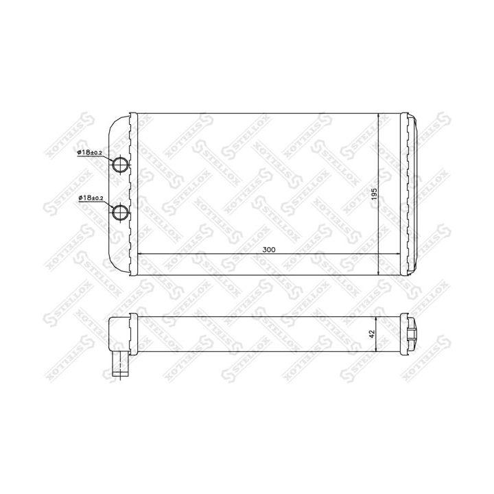 šilumokaitis, salono šildymas STELLOX 10-35098-SX