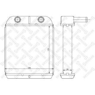 šilumokaitis, salono šildymas STELLOX 10-35099-SX