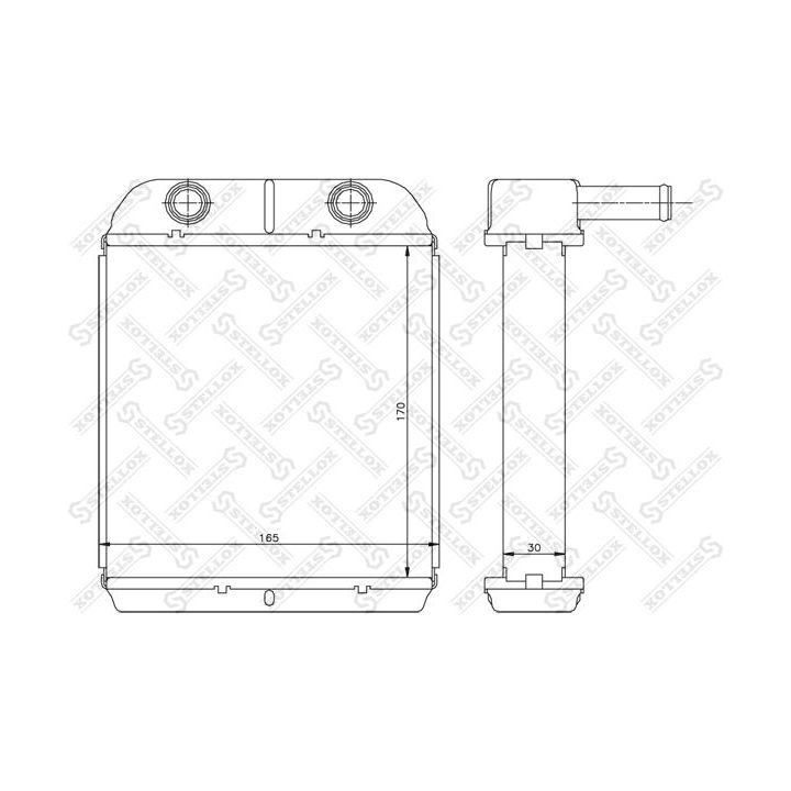 šilumokaitis, salono šildymas STELLOX 10-35099-SX