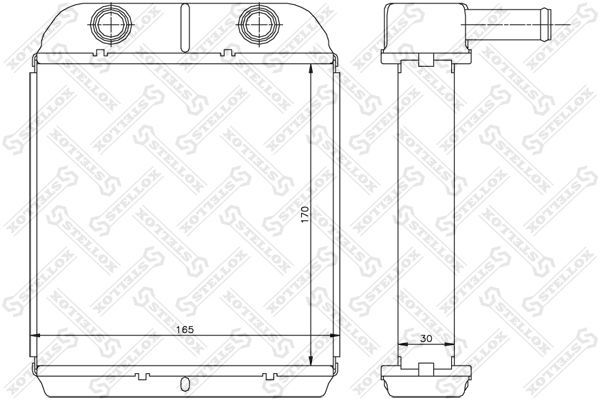 šilumokaitis, salono šildymas STELLOX 10-35099-SX