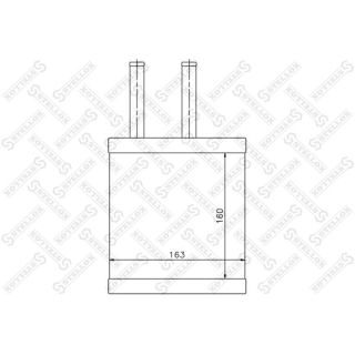 šilumokaitis, salono šildymas STELLOX 10-35106-SX