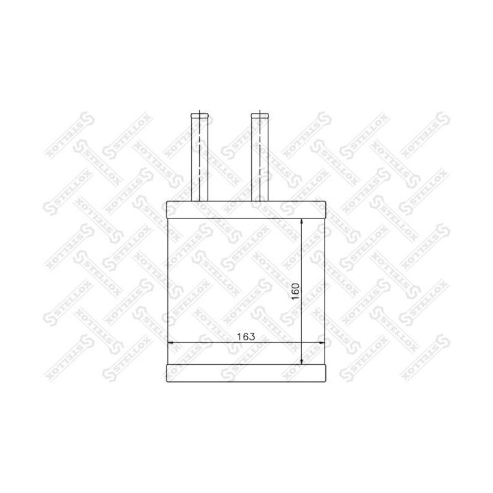 šilumokaitis, salono šildymas STELLOX 10-35106-SX