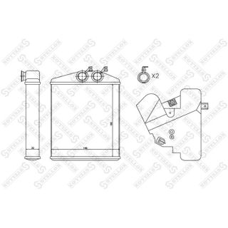 šilumokaitis, salono šildymas STELLOX 10-35122-SX
