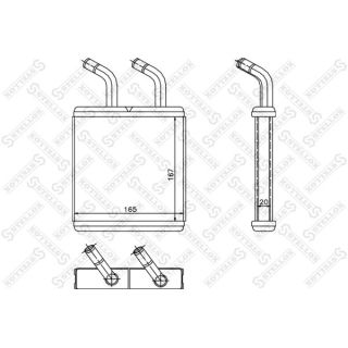 šilumokaitis, salono šildymas STELLOX 10-35123-SX