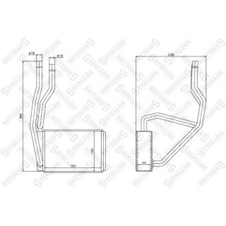 šilumokaitis, salono šildymas STELLOX 10-35132-SX