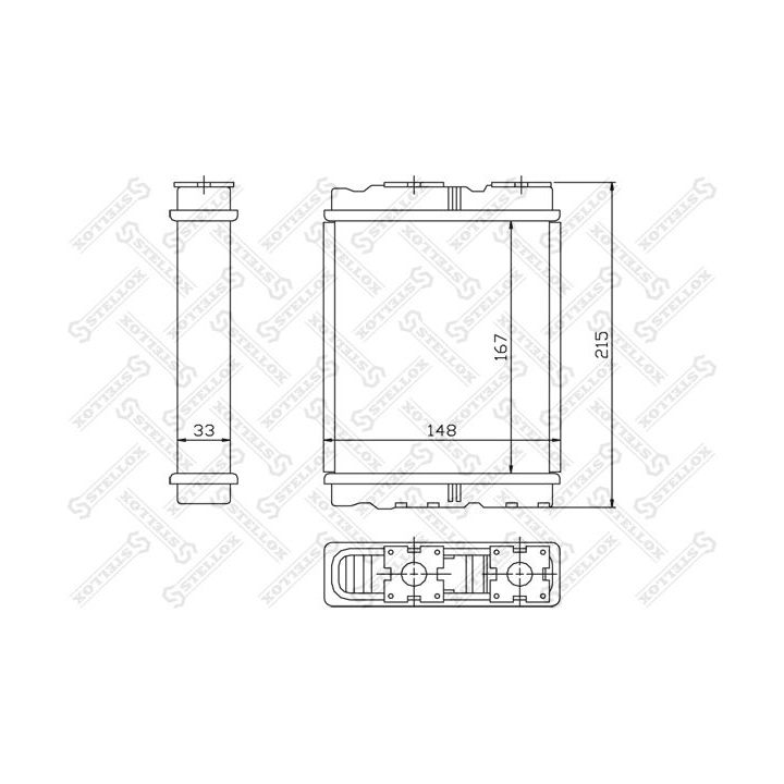 šilumokaitis, salono šildymas STELLOX 10-35136-SX