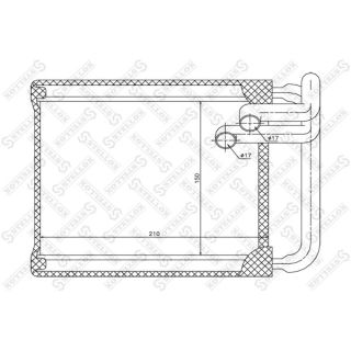 šilumokaitis, salono šildymas STELLOX 10-35147-SX