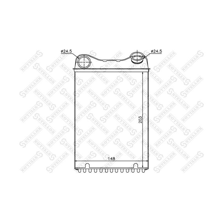 šilumokaitis, salono šildymas STELLOX 10-35165-SX