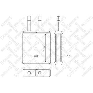 šilumokaitis, salono šildymas STELLOX 10-35169-SX