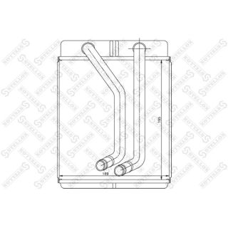 šilumokaitis, salono šildymas STELLOX 10-35224-SX