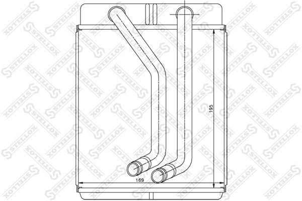 šilumokaitis, salono šildymas STELLOX 10-35224-SX