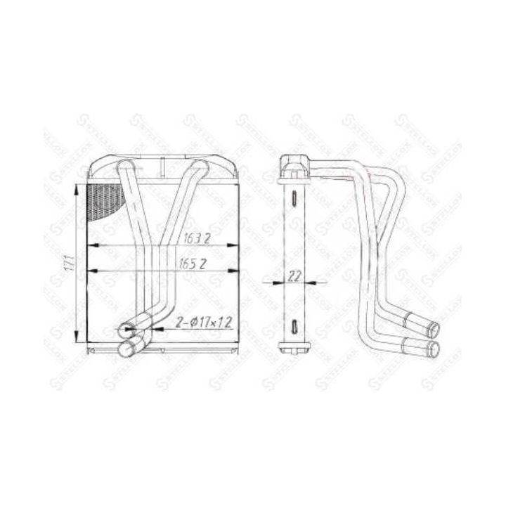 šilumokaitis, salono šildymas STELLOX 10-35226-SX