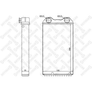 šilumokaitis, salono šildymas STELLOX 10-35229-SX