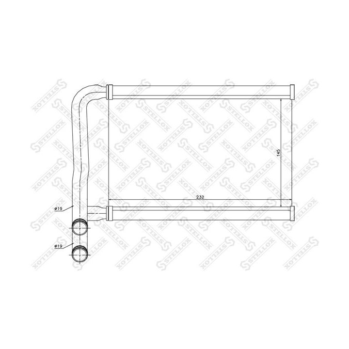 šilumokaitis, salono šildymas STELLOX 82-05015-SX